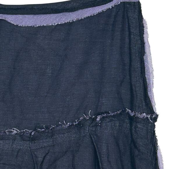 Gregory Parkinson Whimsigoth Ruffle Skirt Womens 6 Midi Fairy Boho Y2k Grunge - Picture 8 of 15